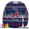 Atlanta Braves Big Logo MLB Unique For Holiday Ugly Christmas Sweater 3 NEN1