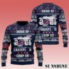 Atlanta Braves Drink Up Champion Chop On Ugly Christmas Sweater 1 1