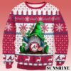 Atlanta Braves Gnome Snowflake Pattern Christmas Gift Ugly Christmas Sweater 1 1