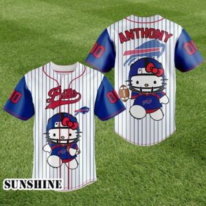 Buffalo Bills Hello Kitty Baseball Jersey 1 1