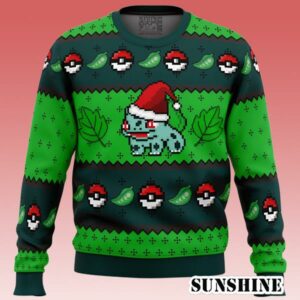 Bulbasaur Pokemon Ugly Christmas Sweater 1 1