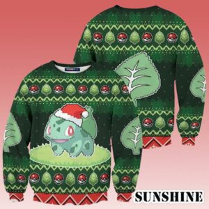 Bulbasaur Pokemon Ugly Christmas Sweater Pokeball Anime Gift 1 1