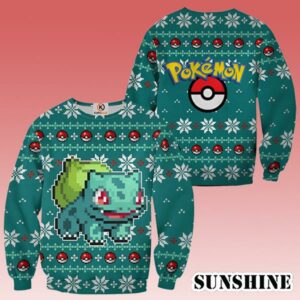 Bulbasaur Ugly Christmas Sweater Pokemon 1 1