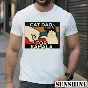 Cat Dad For Kamala Harris Shirt 1 TShirt