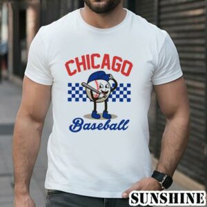 Chicago Baseball Funny Mascot Smiling Vintage Tshirt 1 TShirt