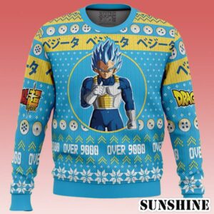 Christmas Vegeta Dragon Ball Z Ugly Christmas Sweater Xmas 1 1