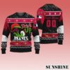 Custom MLB Atlanta Braves Ugly Christmas Sweater Grinch Drink Up Christmas Gift 1 1