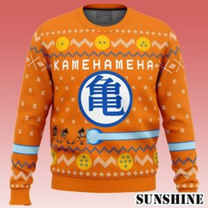 Dragon Ball Z Kamehameha Ugly Christmas Sweater Xmas 1 1