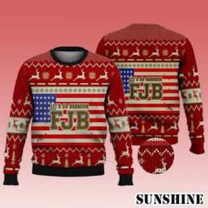 FJB Funny Gift Lets Go Brandon Ugly Christmas Sweater result 1 1 1