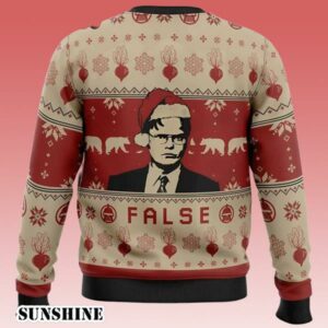 False The Office Ugly Christmas Sweater 1 1