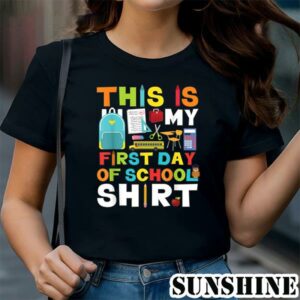 First Day of School Shirt Boys Girls Back To School Shirt 1 TShirt