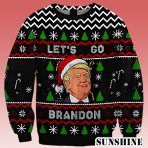 Funny FJB Let's Go Brandon Trump Let s Go Brandon Ugly Christmas Sweater result 1 1 1