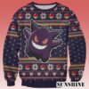 Gengar Ugly Pokemon Christmas Sweater Knitted 1 1