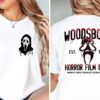 Graphic Retro Vintage Woodsboro Horror Club Shirt Horror Movie Shirt Horror Film Club Halloween Party Tee 1