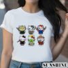 Halloween Hello Kitty Shirt Horror Movie Characters 2 Shirt