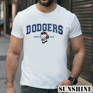 Hello Kitty Dodgers Baseball Since 1958 Shirt 1 TShirt