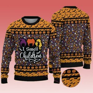 I Smell Children Hocus Pocus Ugly Christmas Sweater 1 1