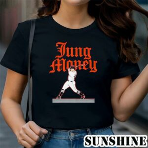 Jace Jung Money Detroit Tigers Action Pose Shirt 1 TShirt