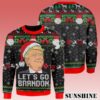 Lets Go Brandon Ugly Christmas Sweater 3D Funny Trump Gift For Xmas Holiday result 1 1 1