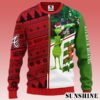 MLB Atlanta Braves Christmas Ugly Sweater Print Funny Grinch Gift For Baseball Fans 1 1