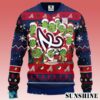 MLB Atlanta Braves Cute 12 Grinch Face Xmas Day Ugly Christmas Sweater 1 1