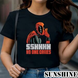 Marvel Deadpool SSHHHH No One Cares Whisper Shirt 1 TShirt