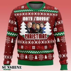 Merry Smeggin Christmas Red Dwarf Ugly Christmas Sweater 1 1