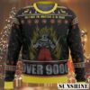 Mery Christmas All I Want For Christmas Is To Reach Dragon Ball Z Ugly Christmas Sweater Xmas Over 9000 4 NENn