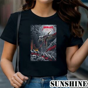 Metalica Minneapolis MN M72 North American Tour T shirt 1 TShirt