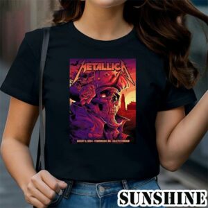 Metallica At Gillette Stadium Foborough MA 2024 M72 World Tour On August 2nd Shirt 1 TShirt