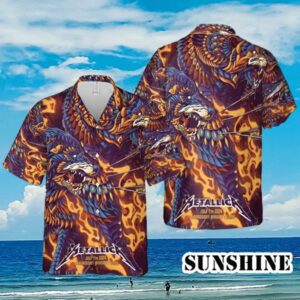 Metallica Concert at PGE Narodowy in Warsaw Poland on July 7 2024 Hawaiian Shirt Aloha Shirt Aloha Shirt