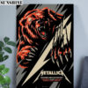 Metallica M72 North American Tour 2024 Metallica Chicago Poster