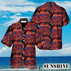 Metallica Sunset Skulls 2024 Hawaiian Shirt