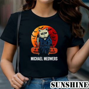 Michael Meowers Horror Movie Character Scary Cat Halloween Vintage Shirt 1 TShirt