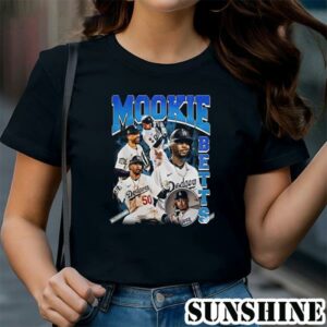 Mookie Betts Los Angeles LA Dodgers MLB Baseball Shirt 1 TShirt