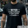 Never Underestimate a Public School Teacher Kamala Harris Shirt Harris Walz 2024 Rally Merch 2 Shirt