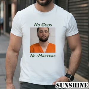 No God No Masters Scottie Scheffler Mugshot Shirt 1 TShirt