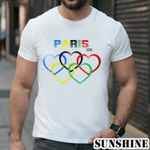 Paris 2024 Olympic Heart Rings Shirt 1 TShirt