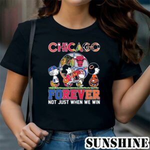 Peanuts Snoopy Abbey Road Chicago Sports Teams Forever Not Just When We Win Shirt 1 TShirt