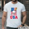 Peanuts Snoopy And Woodstock Team USA Flag Shirt 1 TShirt