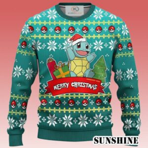 Pokemon Squirtle Pokemon Ugly Christmas Sweater 1 1