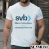 SVB Silicon Valley Bank Risk Management Team Tee Shirt 1 TShirt