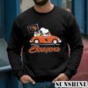 Snoopy And Woodstock Drives Car Oregon State Beavers Flag Shirt 3 Sweatshirts