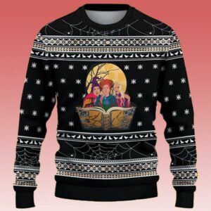 Spider Hocus Pocus Ugly Christmas Sweater 1 1