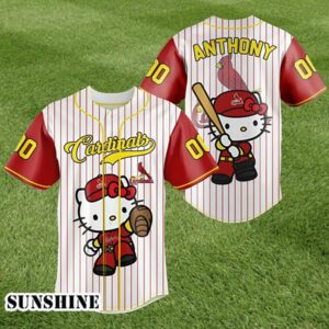 St Louis Cardinals Hello Kitty Baseball Jersey 1 1