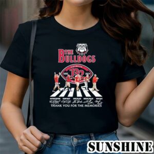 The Bulldogs Abbey Road 132 Years 1892 2024 Thank You For The Memories Signatures Shirt 1 TShirt