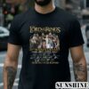 The Lord of the Rings The Return Of The King 23th Anniversary 2001 2024 Thank You For The Memories T Shirt 2 Shirt