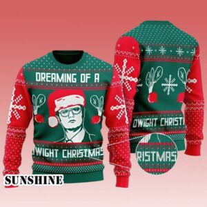 The Office Dwight Schrute Ugly Christmas Sweater 1 1