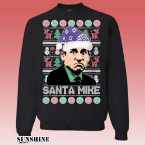 The Office Santas Here Michael Scott Ugly Christmas Sweater 1 1