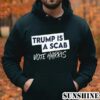 Trump is a Scab Vote Harris Shirt Female President Shirt 4 Hoodie